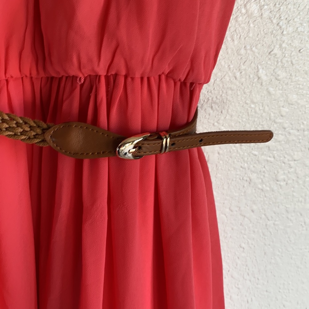 Pink Formal Keyhole Dress - Picture 3 of 5